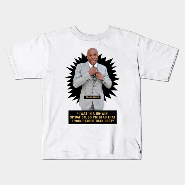 Frank Bruno Kids T-Shirt by PLAYDIGITAL2020